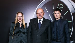 Mr angelo bonati (ceo panerai), alessandra zoller (panerai), guillaume aba (brand-manager panerai for russia and cis)